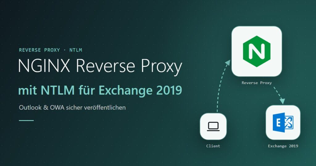 NGINX Reverse Proxy mit NTLM für Exchange 2019