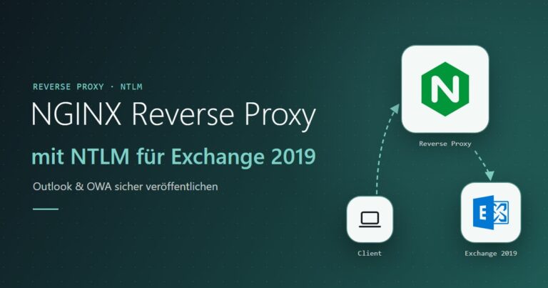 NGINX mit NTLM für Exchange Server 2019